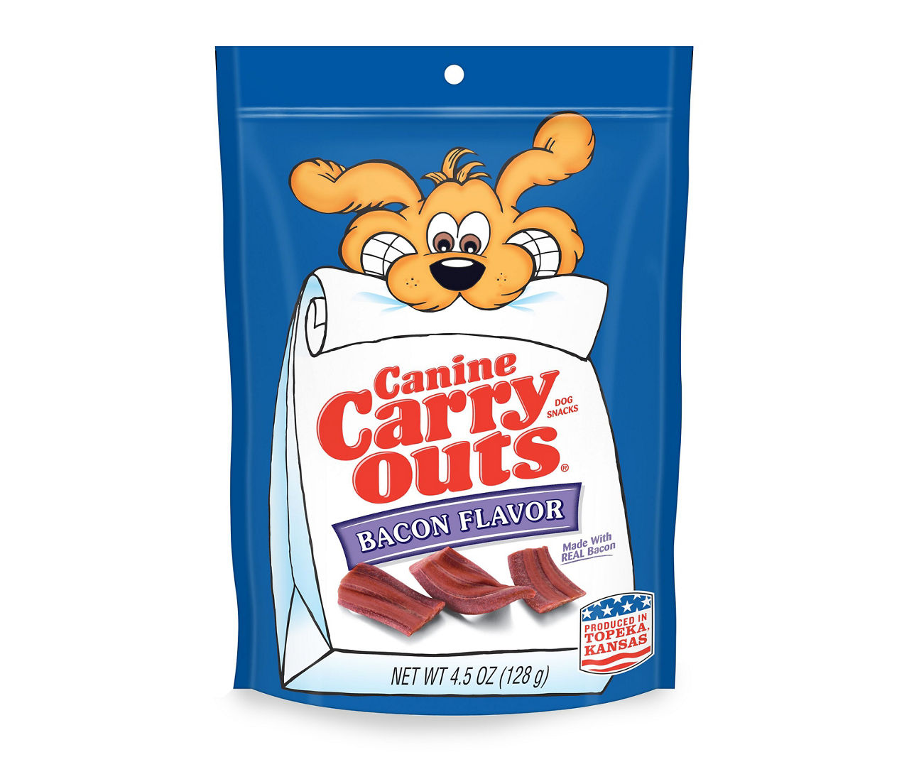 Bacon Flavor Chewy Dog Treats, 4.5 Oz.
