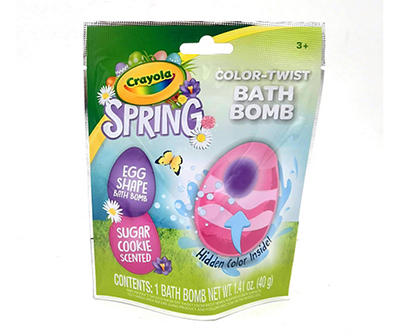 Pink Egg Color-Twist Bath Bomb, 1.41 Oz.