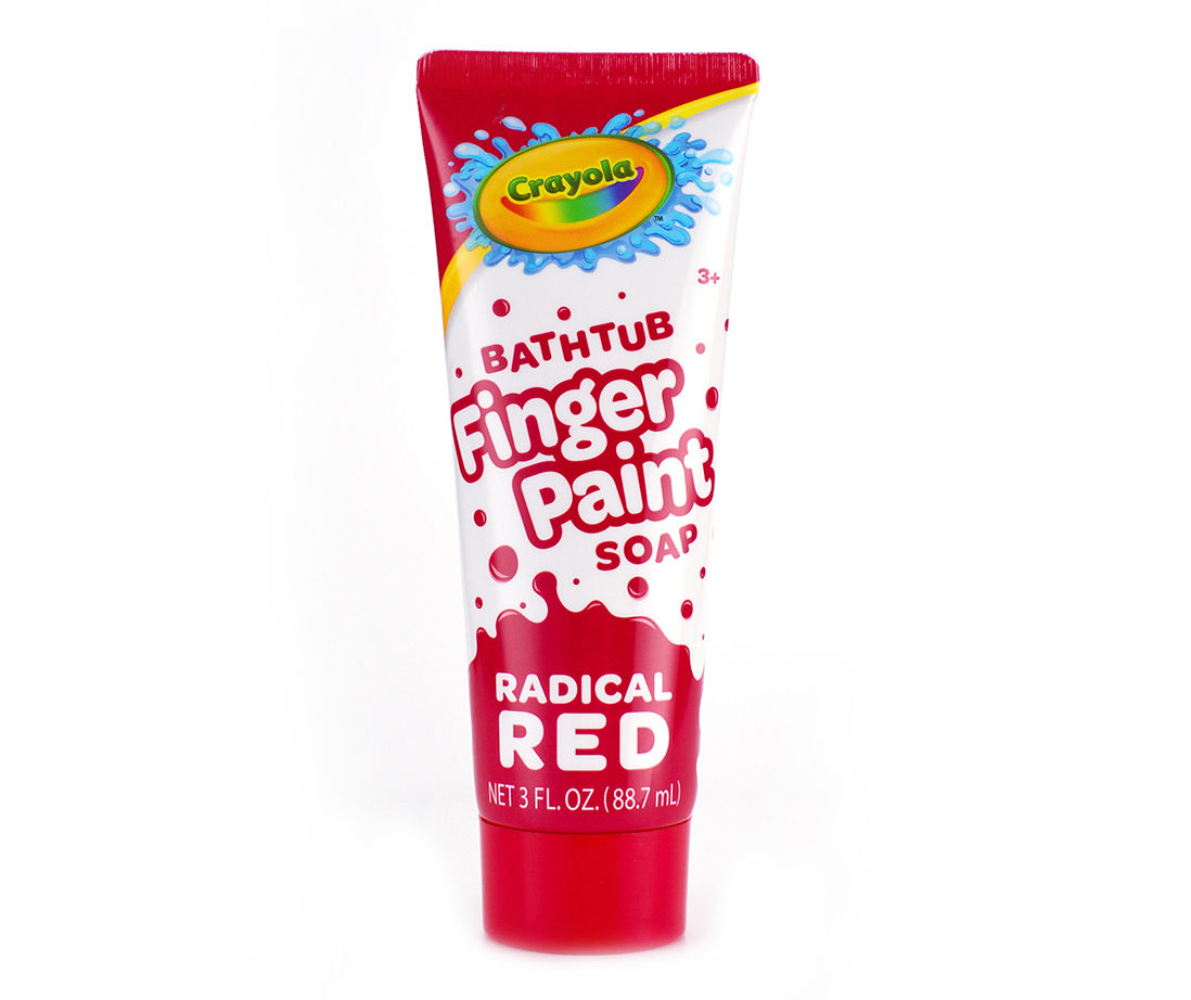 Crayola Red Bathtub Finger Paint Soap, 3 Oz.