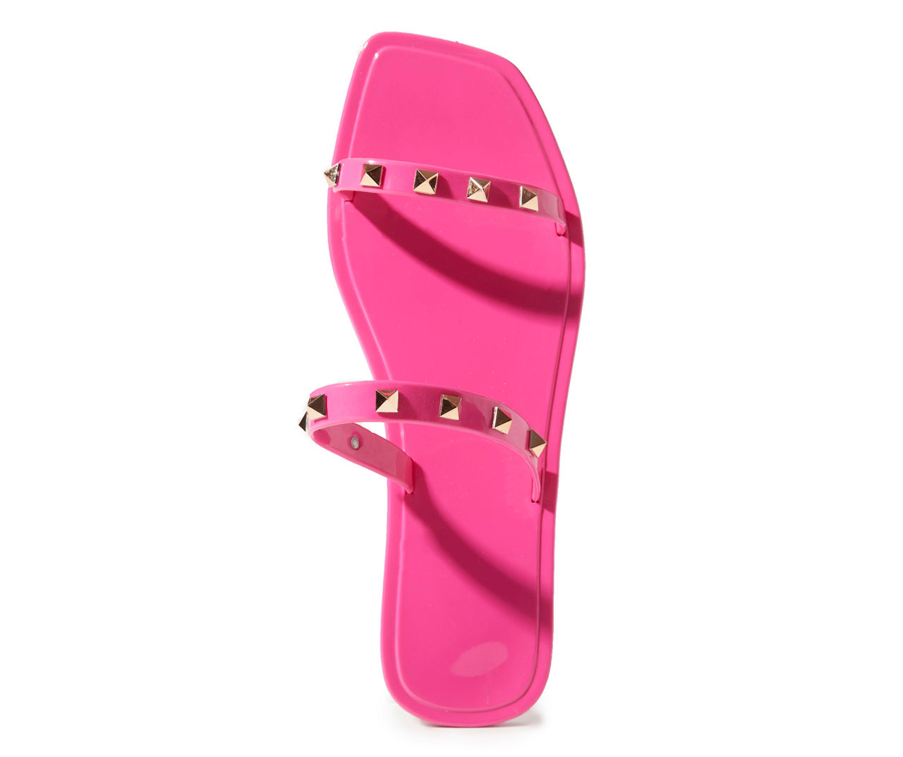 Women's 9 Orchid Stud-Accent Jelly Sandal