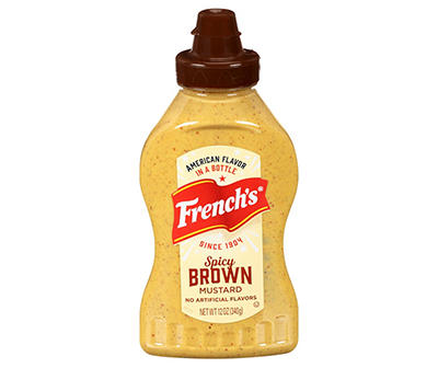 French's Brown Spicy Mustard 12 oz