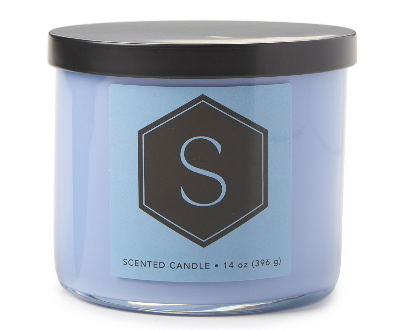 MN 12OZ GLASS CANDLE BLUE S