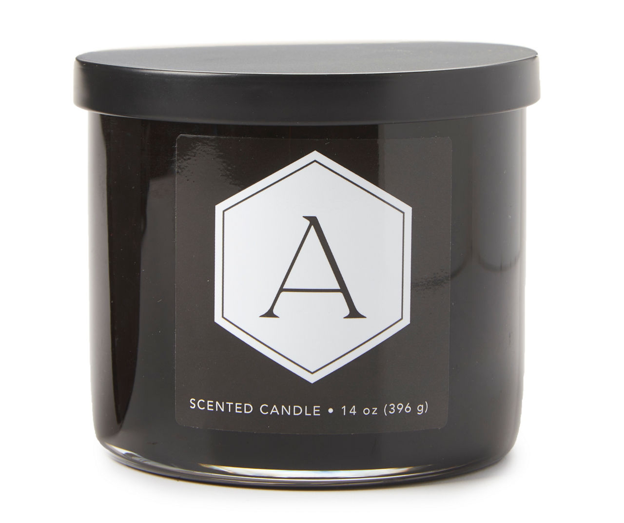 Elderflower Spearmint "A" Black 3-Wick Jar Candle, 12 oz.