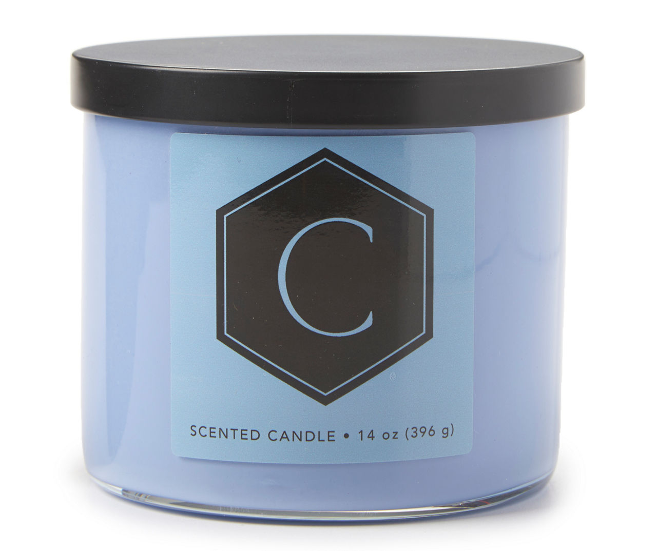 Wild Honeysuckle "C" Blue 3-Wick Jar Candle, 12 oz.