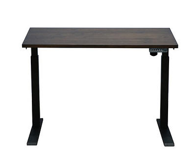 Acacia Wood Height Adjustable Electric Standing Desk