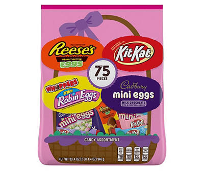 Egg Hunt Assorted Easter Candy, 75-Count