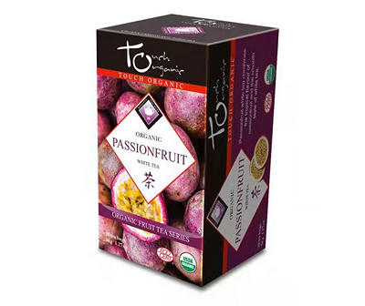 Organic Passionfruit White Tea Bags, 20-Count