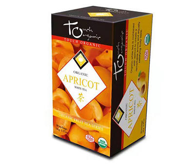Organic Apricot White Tea Bags, 20-Count