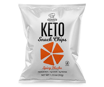 Spicy Nacho Keto Snack Chips, 8-Pack