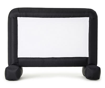Black Inflatable Outdoor Screen
