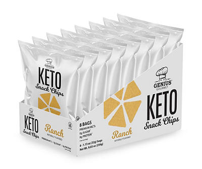 Ranch Keto Snack Chips, 8-Pack