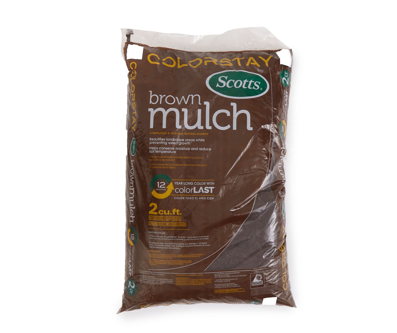 Scotts brown outlet mulch