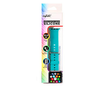 Teal Silicone Apple Watch Band, 38-41mm