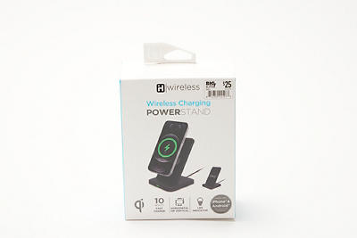 Black QI Wireless Charging Power Stand