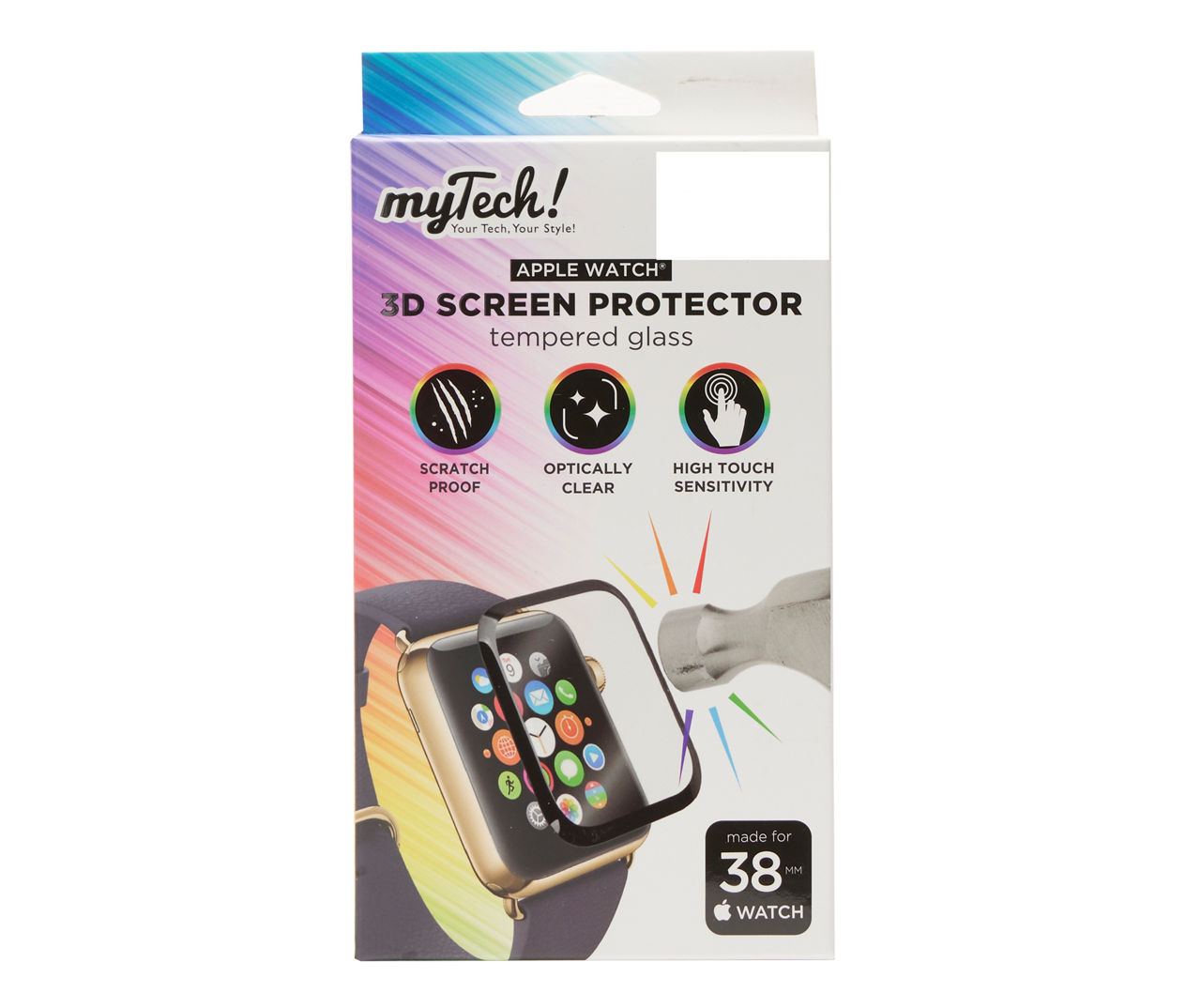 Tempered Glass Apple Watch 38mm 3D Screen Protector