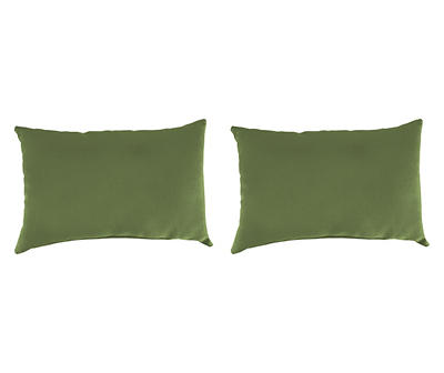 Veranda Hunter Outdoor Lumbar Throw Pillows, 2-Pack