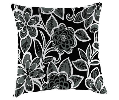 18" x 18" Halsey Shadow Knife Edge Square Outdoor Throw Pillow (2-Pack)