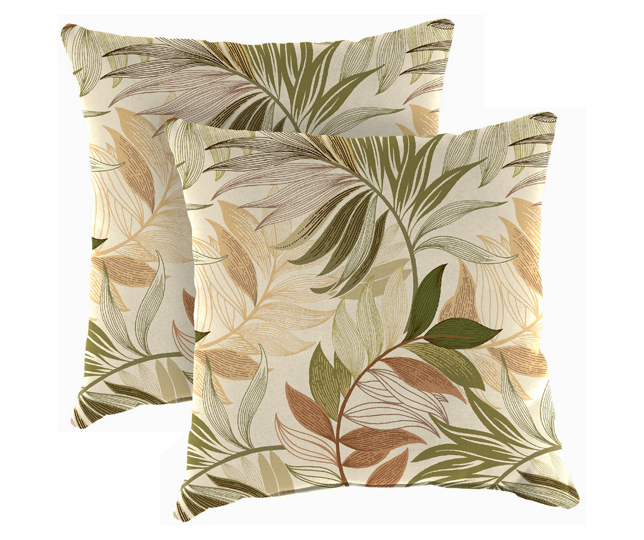Jordan Manufacturing 16" Oasis Outdoor Throw Pillows, 2Pack Big Lots