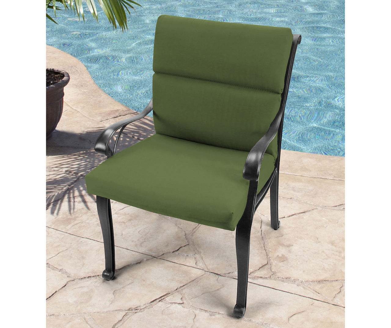 Hunter green outdoor online chair cushions