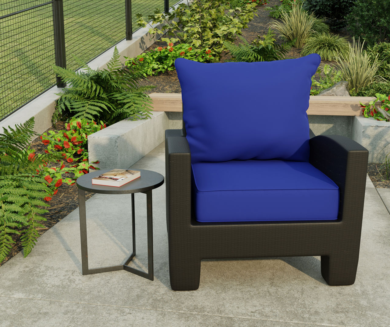 Veranda Cobalt Outdoor Deep Seat Back Cushion Set