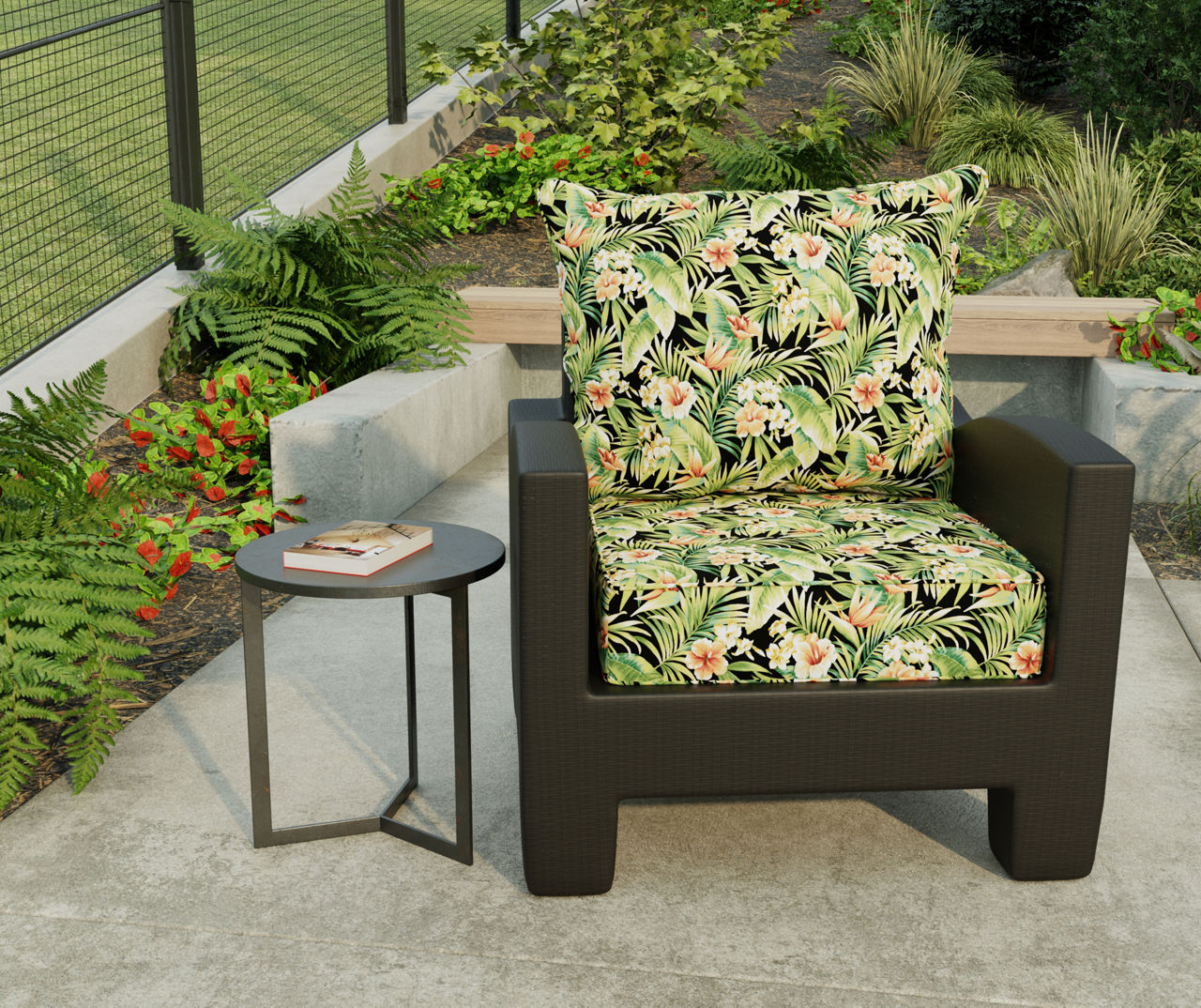 Jordan Manufacturing Cypress Midnight Outdoor Deep Seat Back