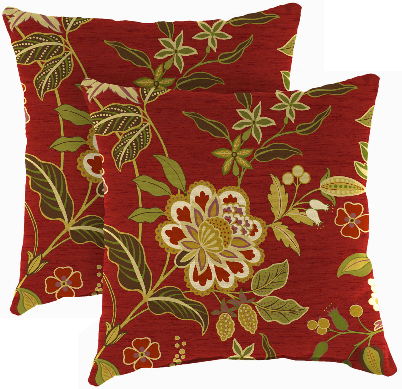 Jordan Manufacturing Alberta Salsa Outdoor Throw Pillows, 2Pack Big Lots