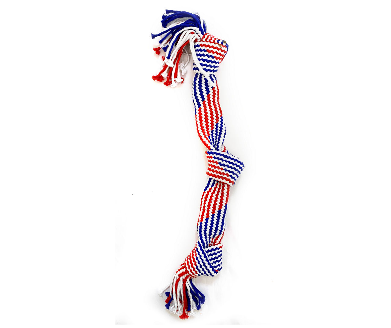 Red, White & Blue Tug Knot Rope Knot Toy