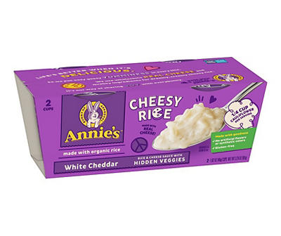 White Cheddar Cheesy Rice Cups, 2-Pack