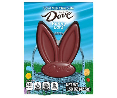 Milk Chocolate Bunny Ears Easter Candy, 1.5 Oz.