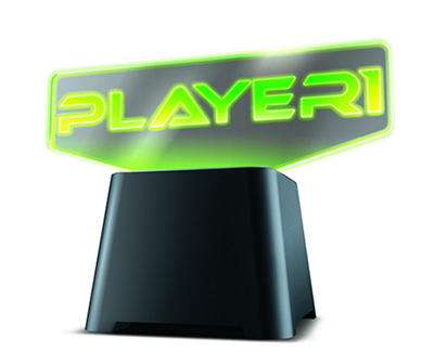 PBX PLAYER1 LED DESK SIGN - BLUETOOTH