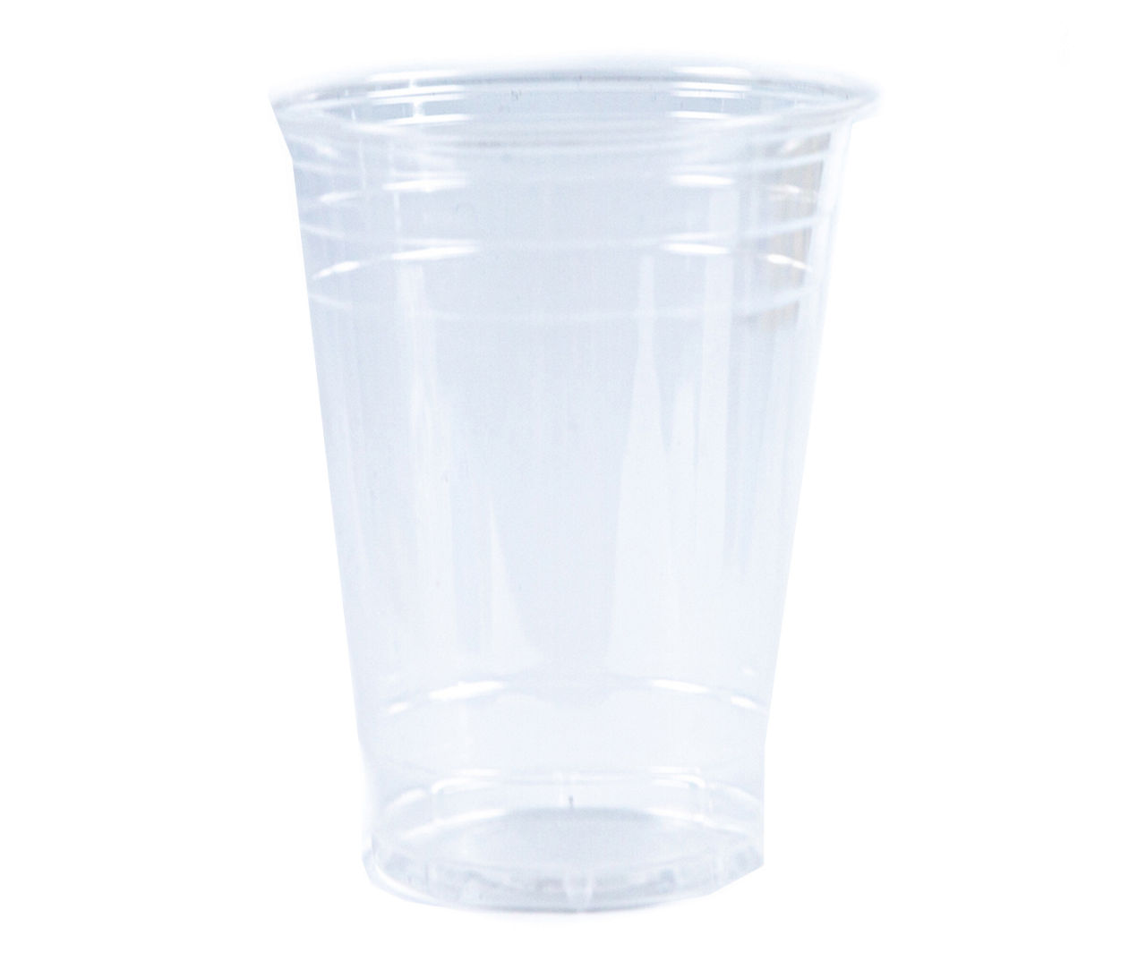 White 16 oz Plastic Cups for 50 Guests