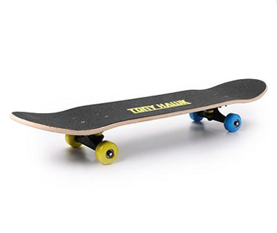 Black & Blue Hawk Skateboard, (31