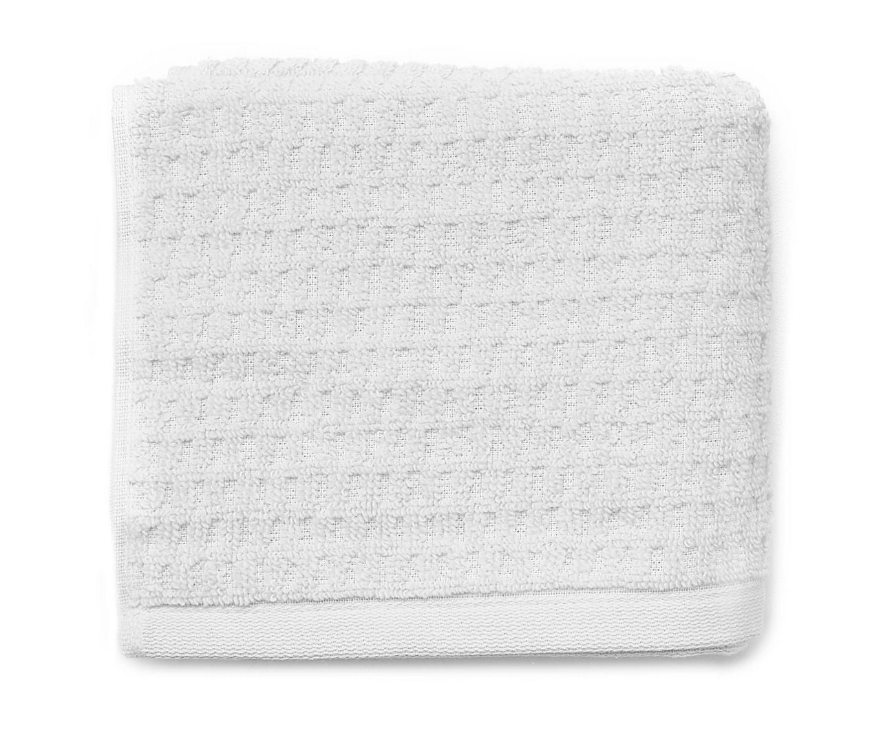 Harbor Mist Waffle-Texture Hand Towel