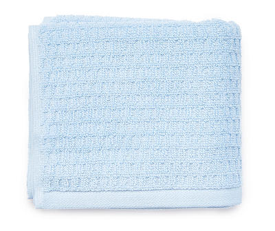 Airy Blue Waffle-Texture Hand Towel