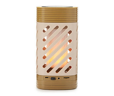 Brown LED Lantern With Speaker