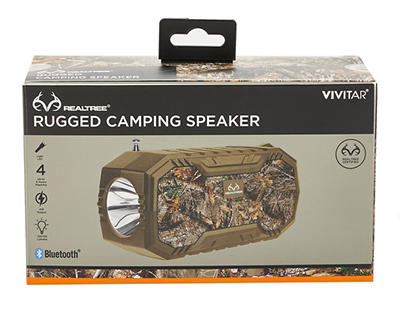 Brown Camo Rugged Bluetooth Camping Speaker