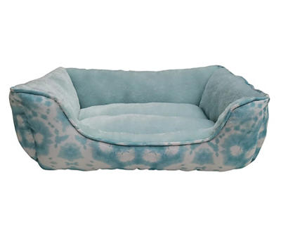 Blue Tie-Dye Cuddler Pet Bed