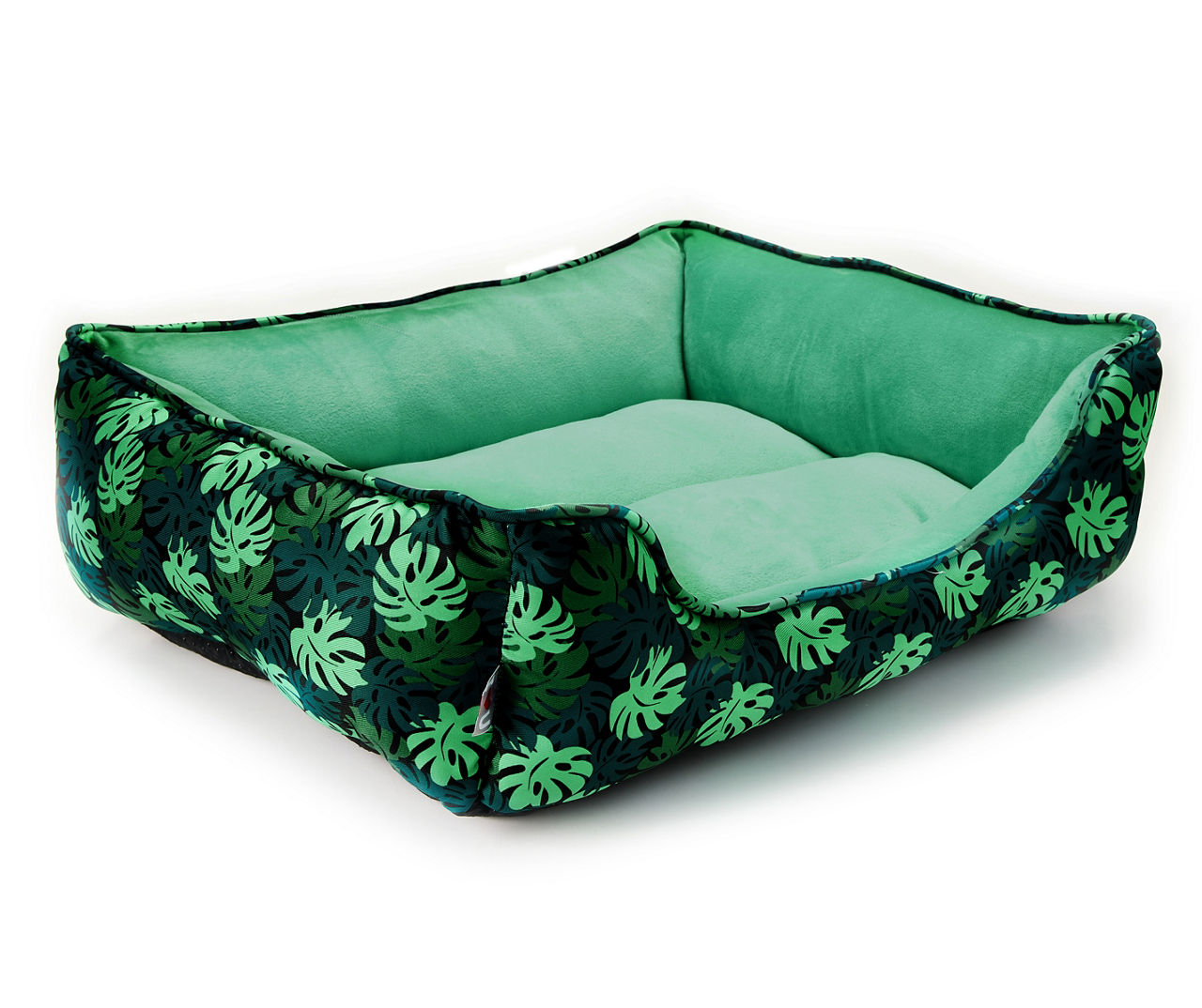 Green Leaf Cuddler Pet Bed, (22")