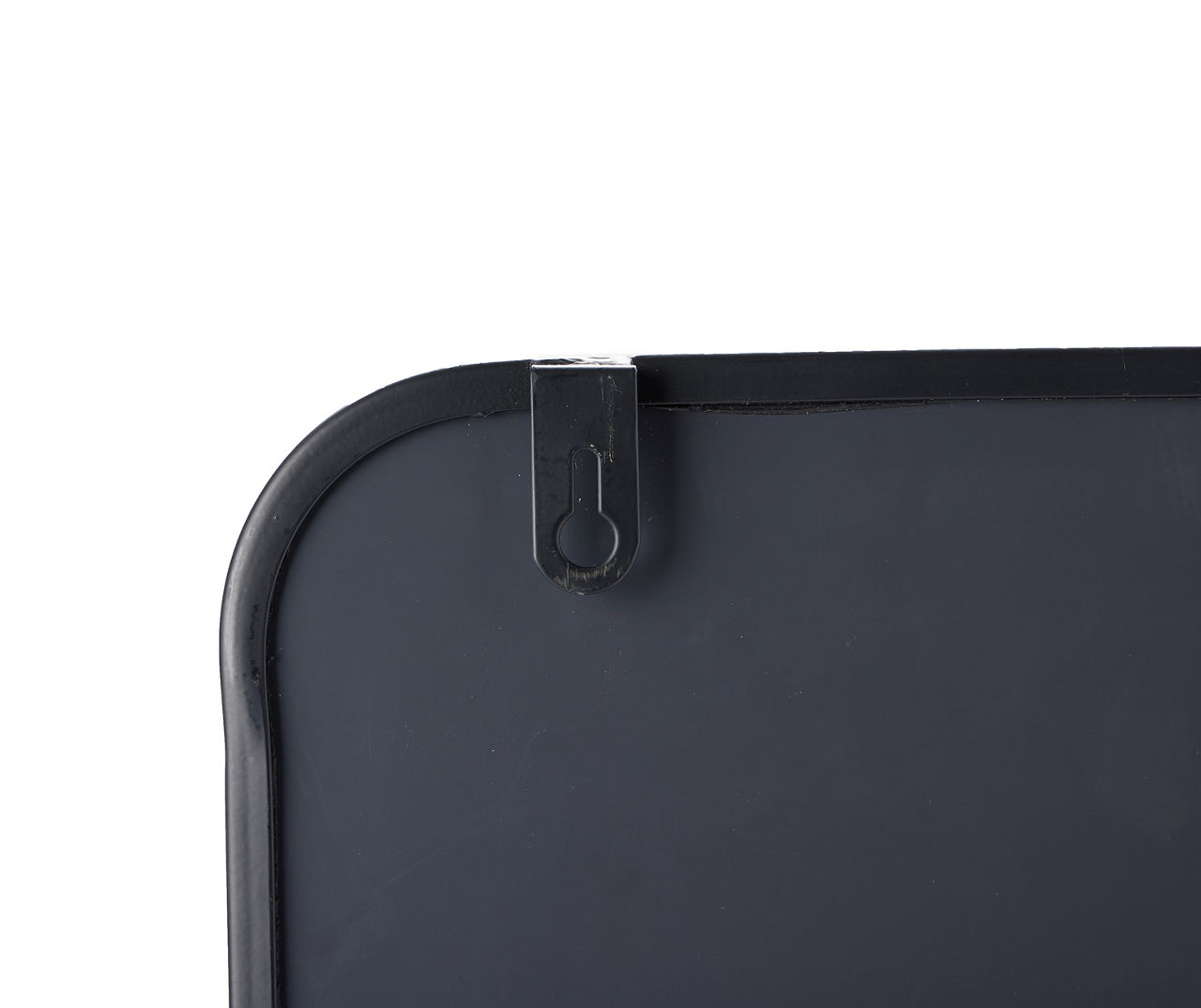 Brown & Black Wall Mirror With Wood Storage Box