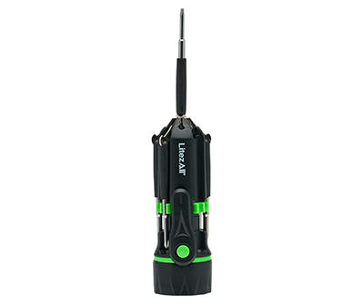 LitezAll 8-in-1 LED Flashlight with Screwdrivers