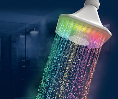 Brilliant Ideas Color Changing LED Speaker Shower Head - Big Lots