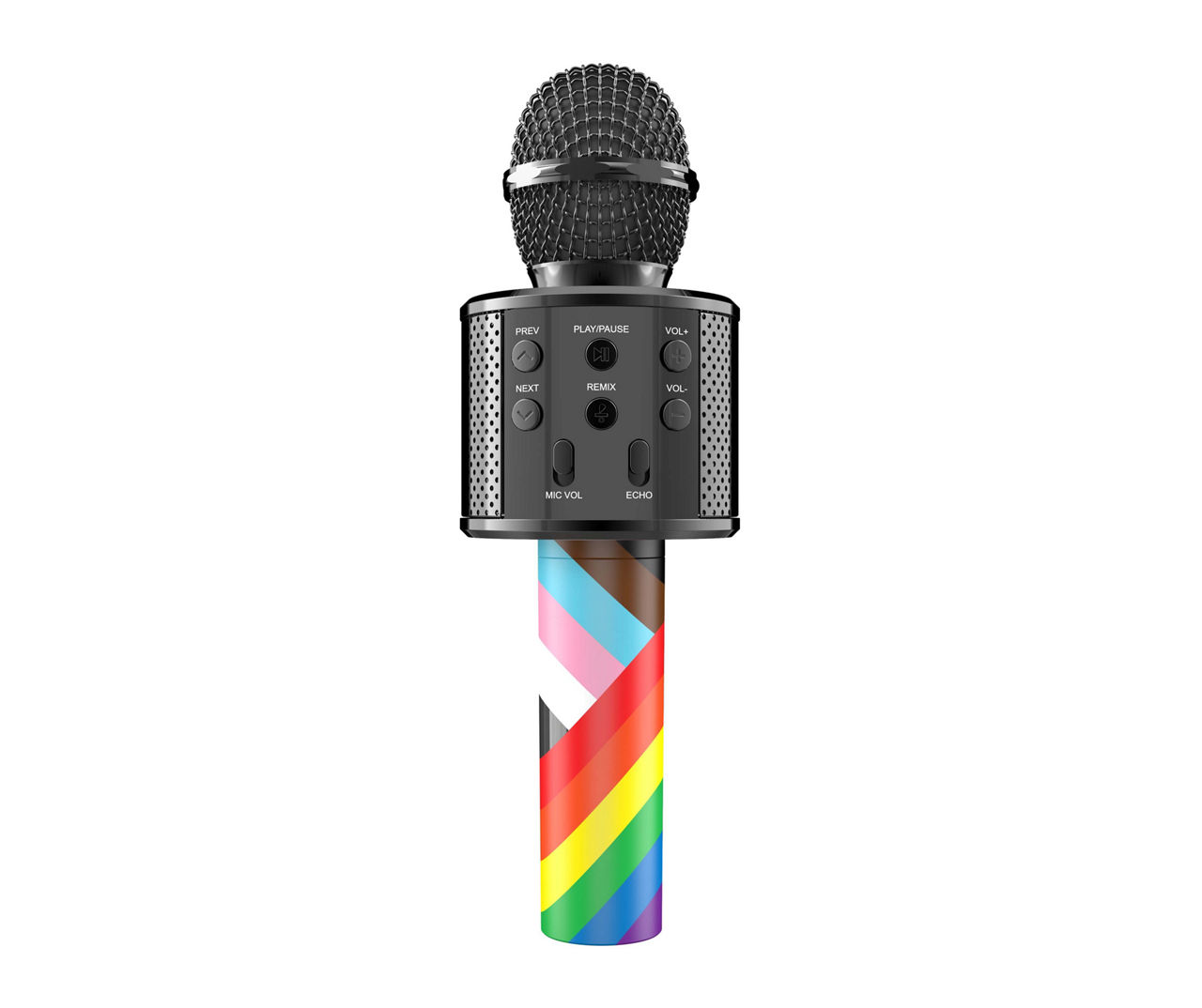 Pride Stripes Glam Karaoke Mic With Speaker Big Lots
