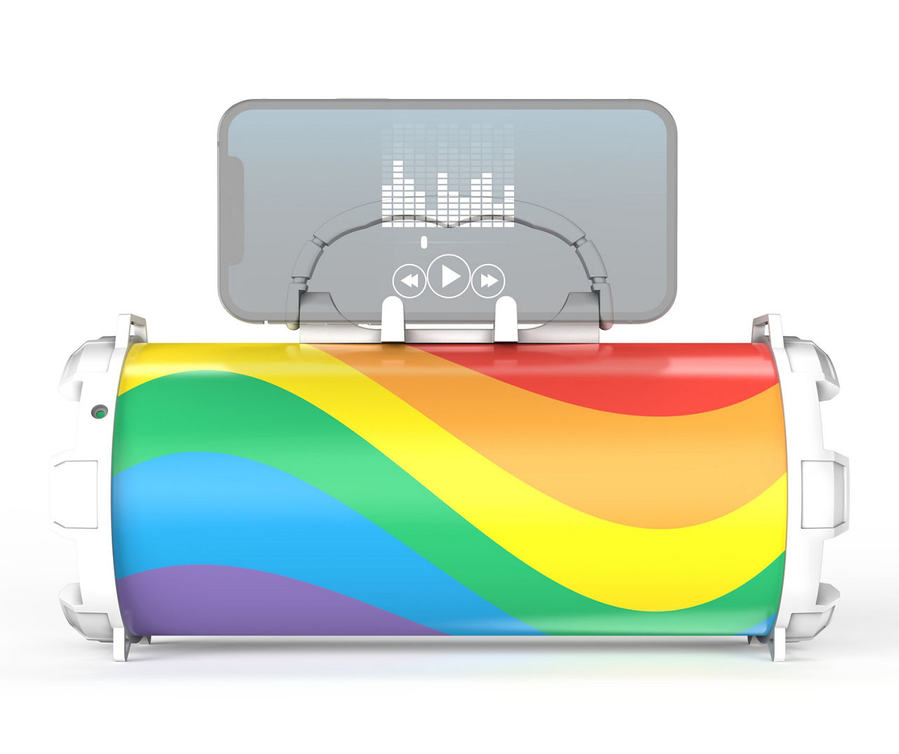 Bazooka Rainbow Bluetooth Speaker With Phone Stand