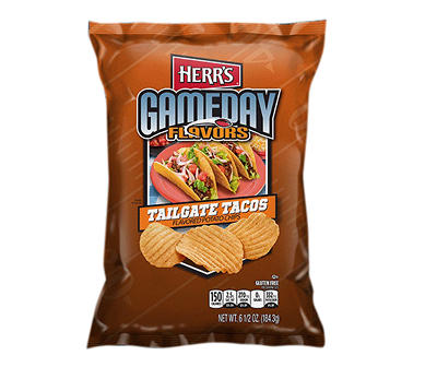 Gameday Tailgate Taco Flavored Potato Chips, 6 Oz.