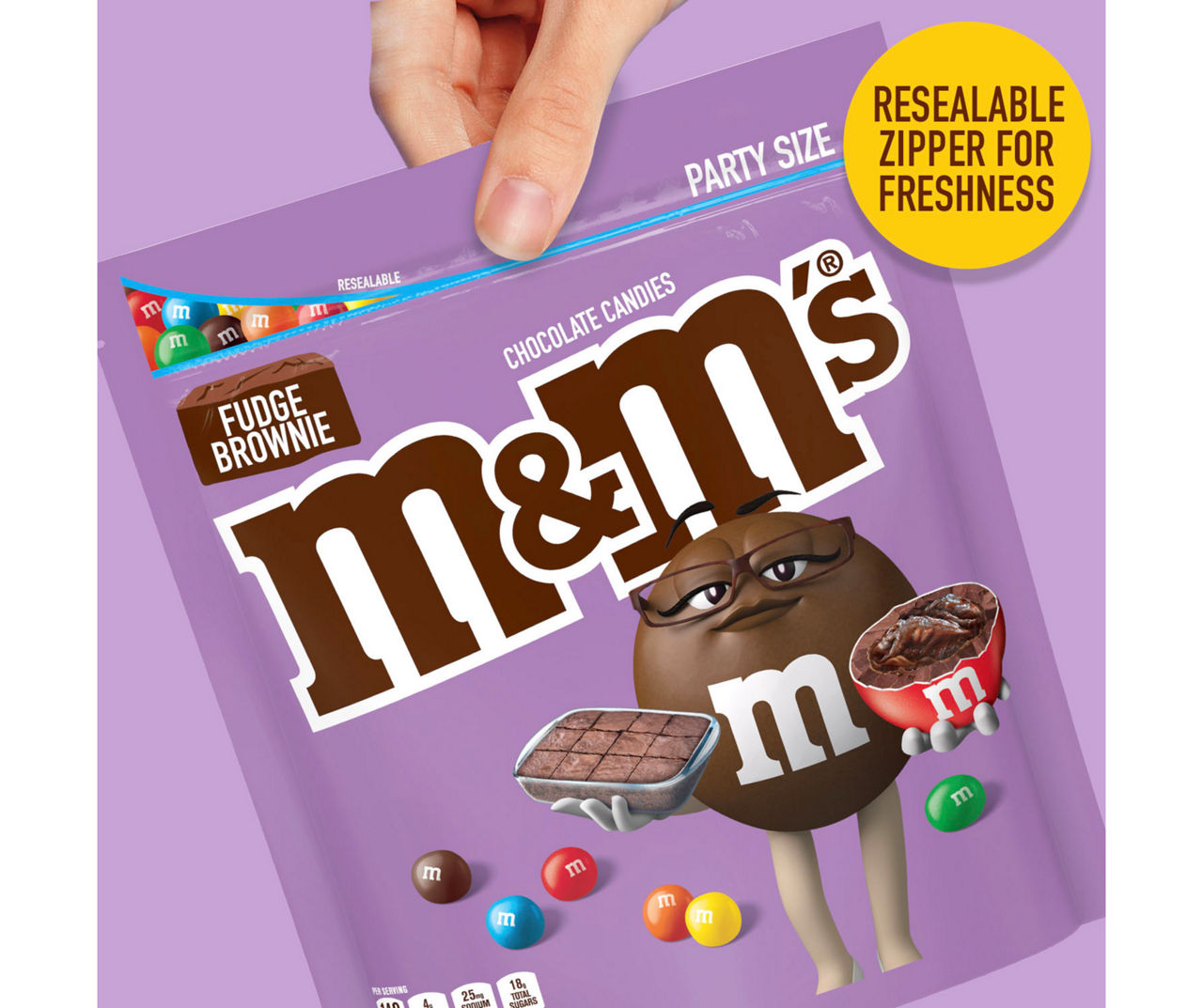 M&M'S Fudge Brownie Chocolate Candy Reviews 2023