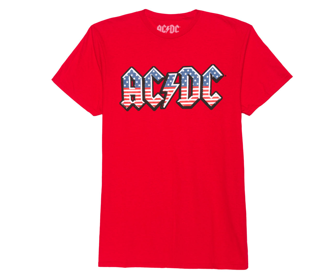 MGT ACDC AMERICAN STRIPES SS TEE RED XXL