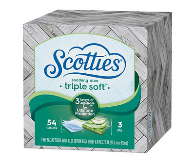 Triple Soft 3-Ply Facial Tissues Cube