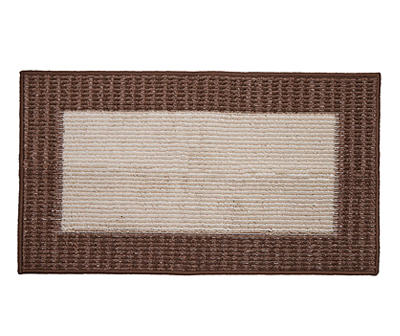 Carr Brown & Tan Border Accent Rug, (20