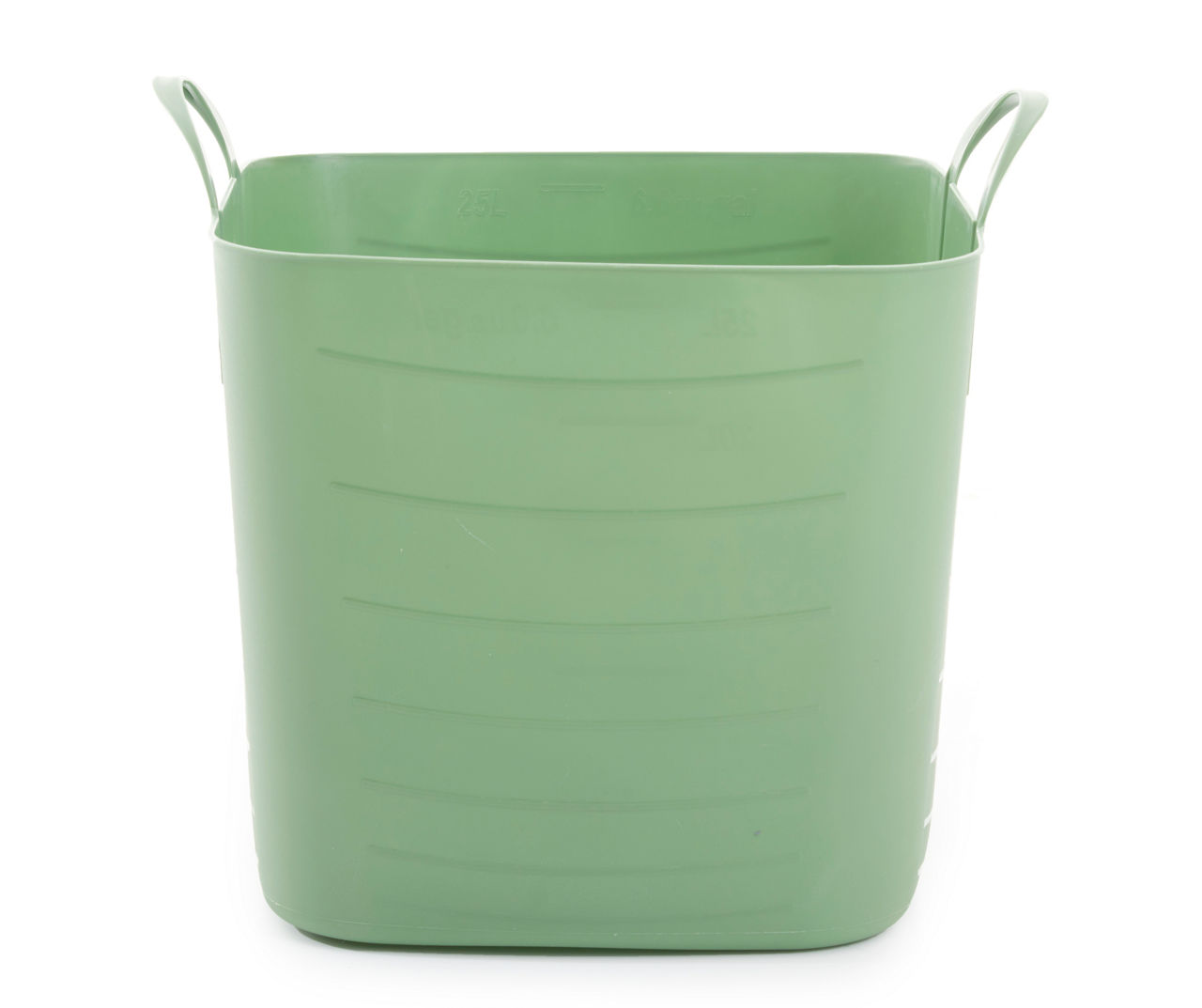 Container Pack Of 3 Buckets 25 Litre Plastic Flexible Storage Flexi Tub 