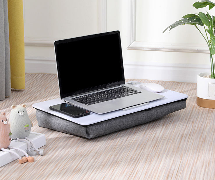 Real Living Free Spirit White & Gray Lap Desk